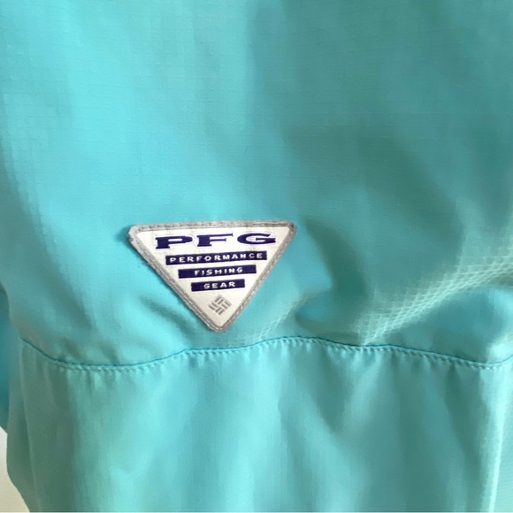 Columbia Short Sleeve Button Down Collared Omni Shield Shirt Size M - Picture 5 of 9